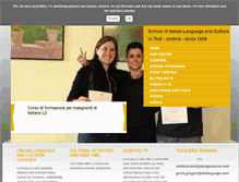 Tablet Screenshot of lalingualavita.com